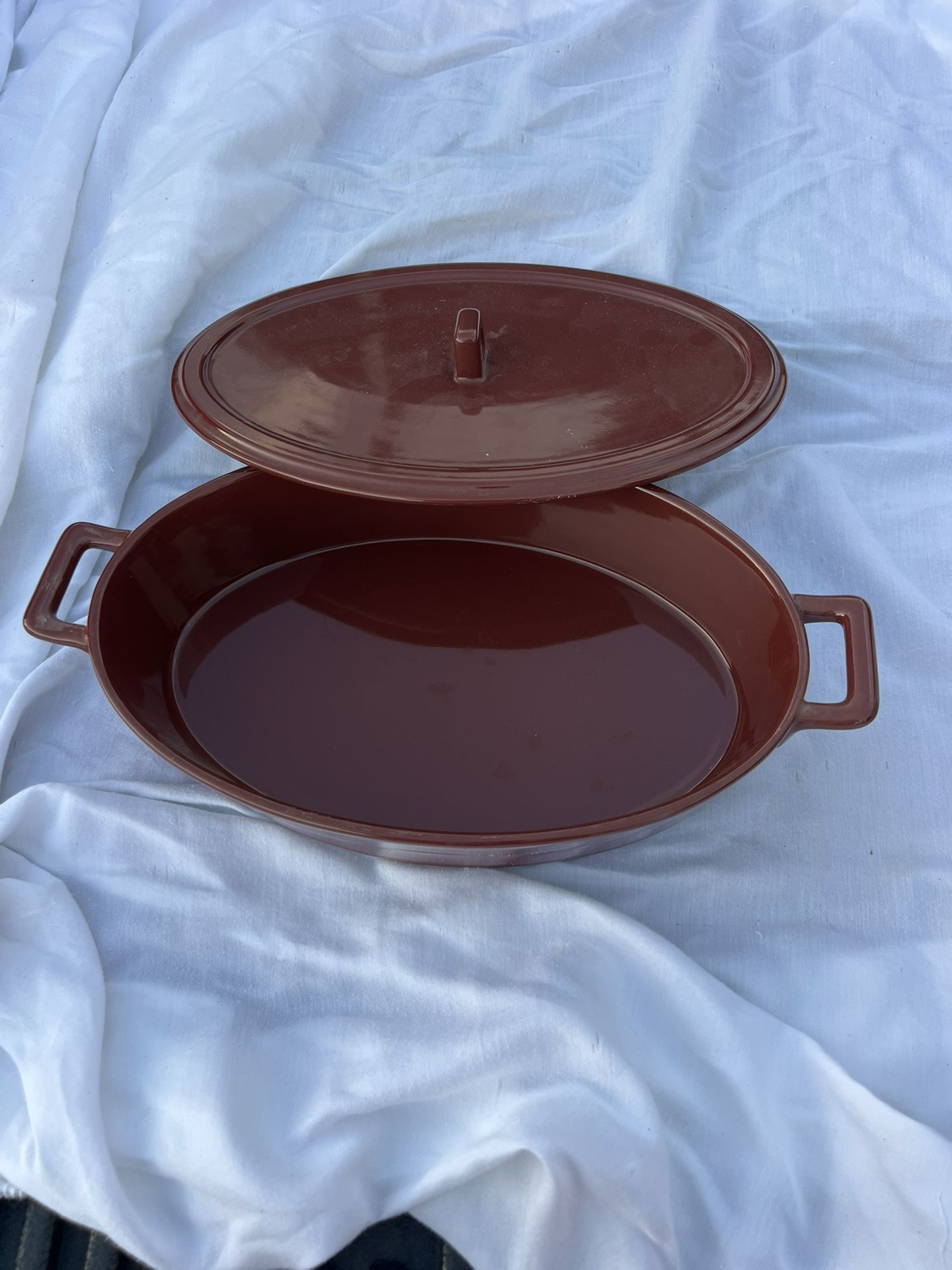 Food Network Oval Ceramic Casserole Dish