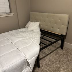 Full Size Bed Frame & Headboard $75 OBO