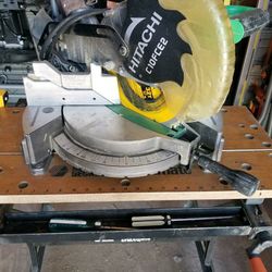 Hitachi Meter Saw With Stand