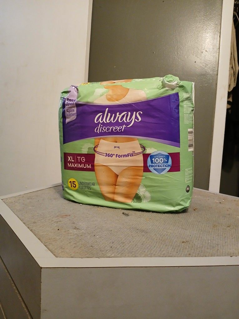 Always Discreet Underwear XL