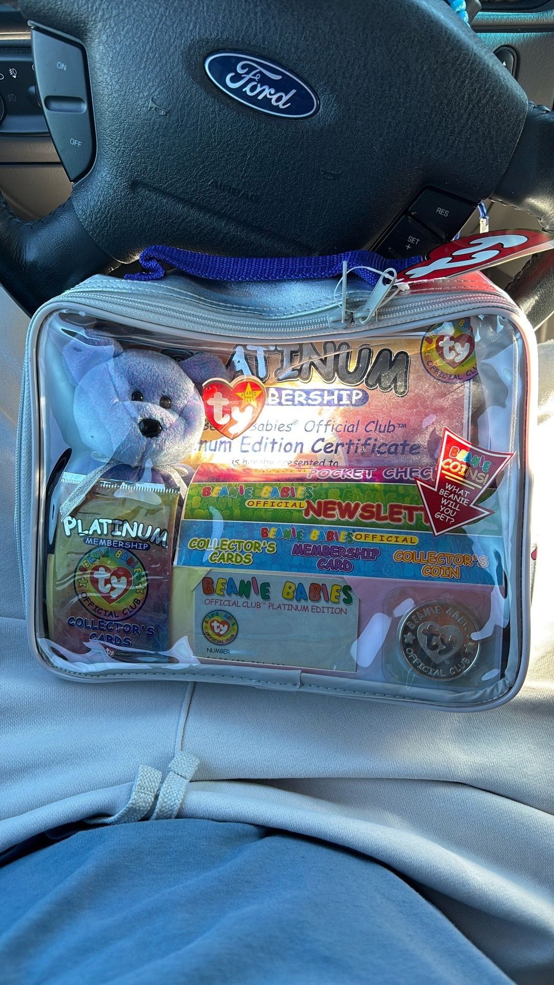 Rare 1999 Beanie Babies Platinum Membership Edition 