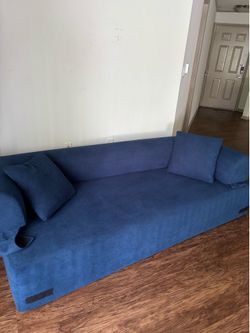 Blue couch