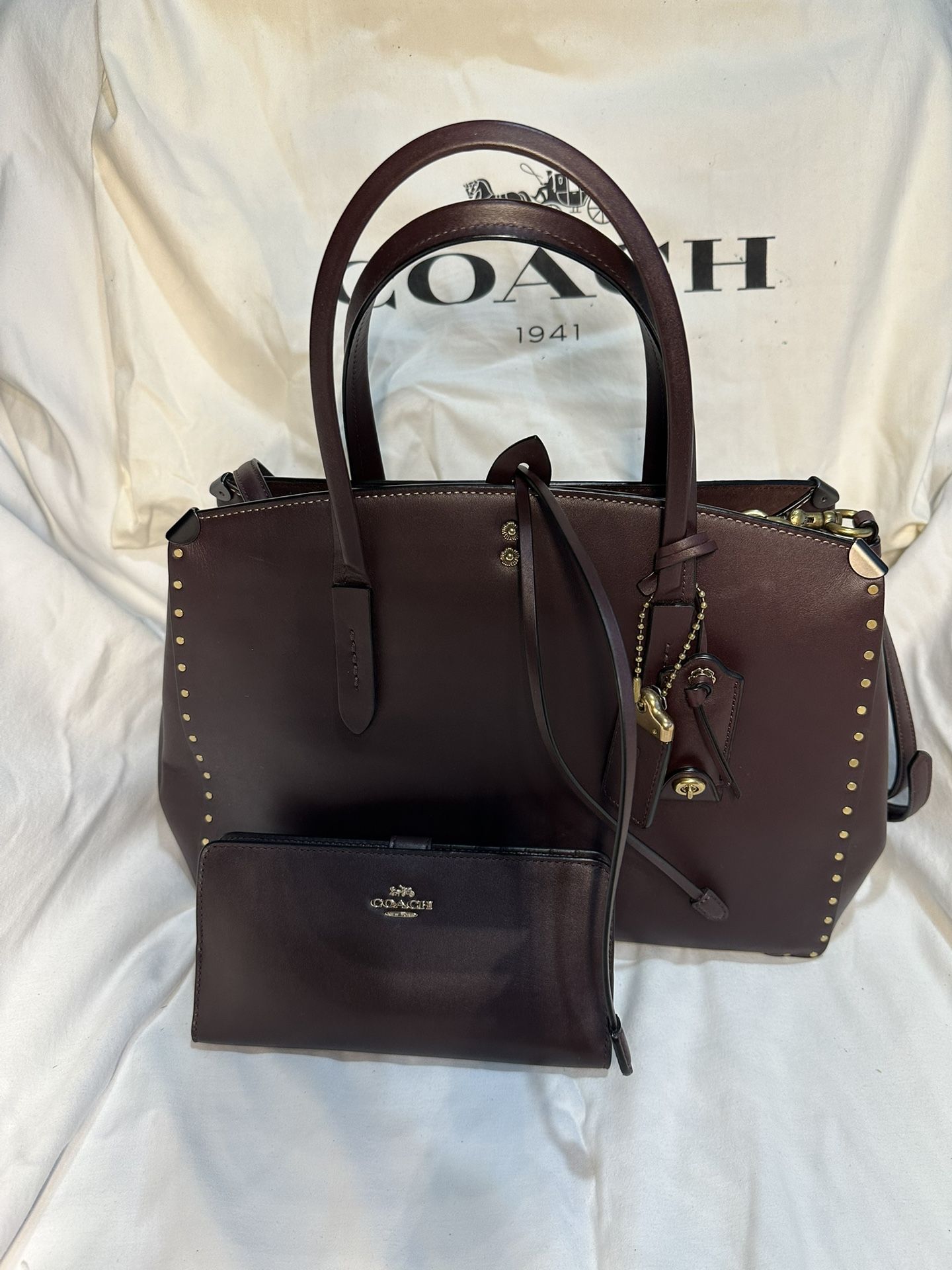 1941 Coach Made With Genuine Leather