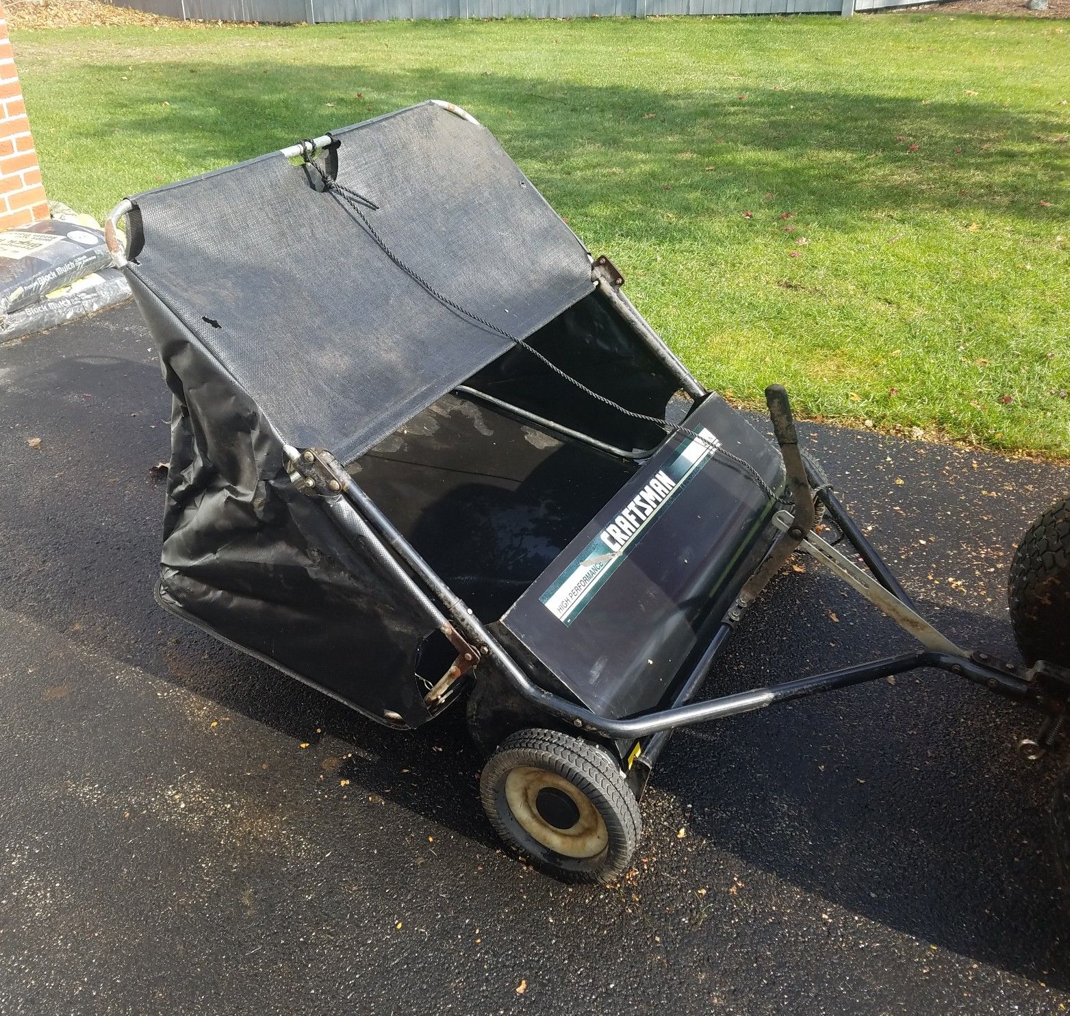 Craftsman 42 inch Tow Behind Yard Sweeper