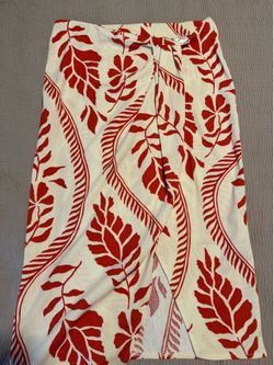 Red Leaf Skirt Beach