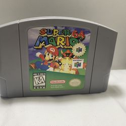 Super Mario Nintendo 64 Game 