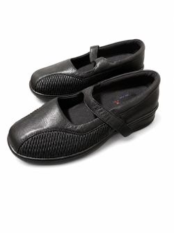 Propet Women’s Mary Jane Walking Comfort Shoes Black Wide Size 8 W