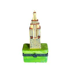 Vintage Empire State Building Trinket Box New York City Souvenir