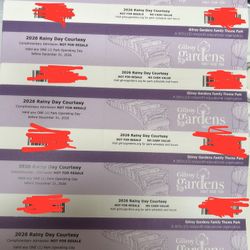 Rainy Day Tickets To Gilroy Gardens 