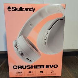 Skullcandy Crusher Evo Wireless Bone Orange Glow