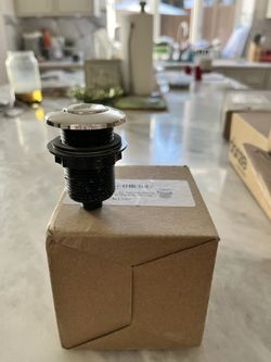 Brand New Kanary All Brass Air Switch Button For Garbage Disposal