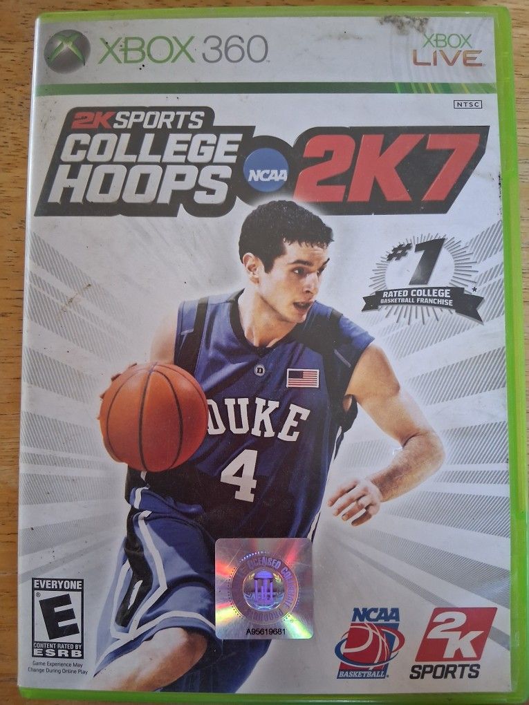 College Hoops NCAA 2K7 XBox 360 Game