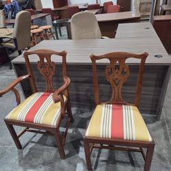 4 Wooden Dining Chairs 