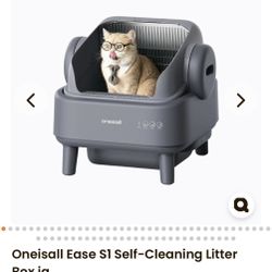 Automatic Scooping Litter Box, barely used