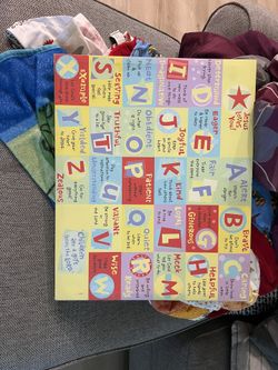 Canvas Alphabet wall decor