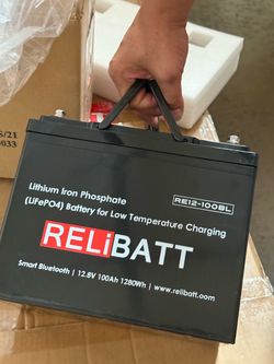 RELiBATT Lithium Battery Review (Self Heating for Low Temp Charging) Model RE12-100BL - 12V 100AH