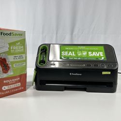 #299 FoodSaver  2 in 1 Vacuum Sealing Solution Food Bag Sealer w/ Box Rolls Bags
