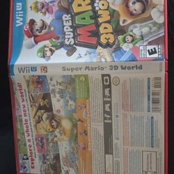 Super Mario 3d World Nintendo Wii U Video Game 