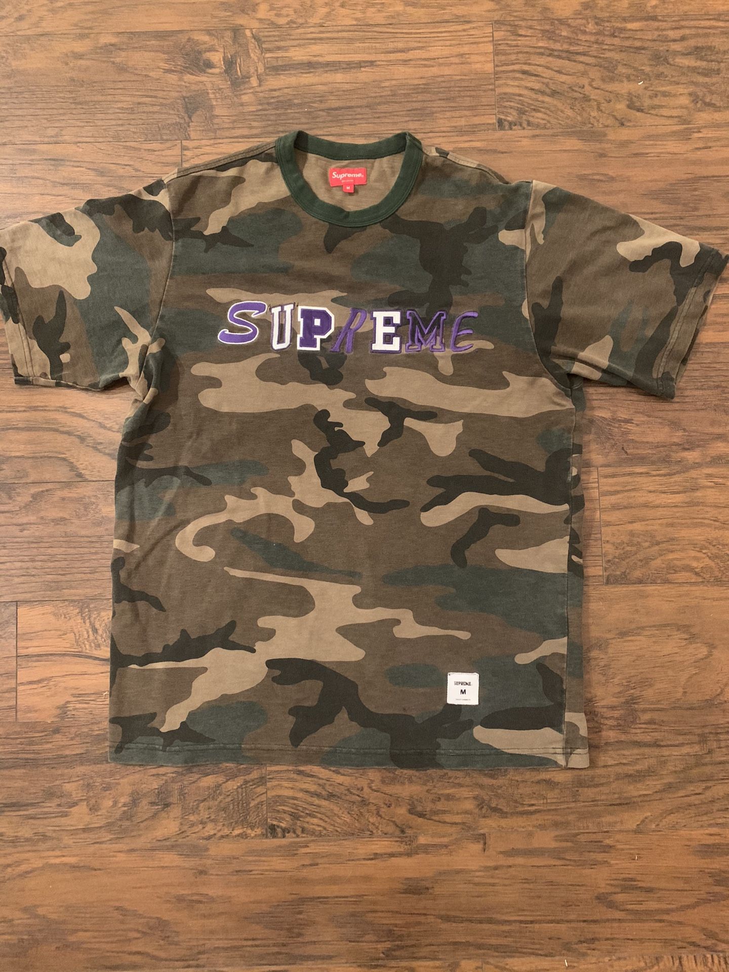 Supreme Camo T Shirt Size Medium 