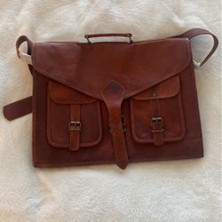 Komal’s Leather messenger Bag