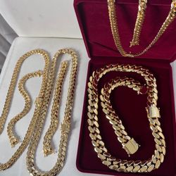 Cadenas Y Manillas , Gold Plated Gold Bonded Enchape De Oro