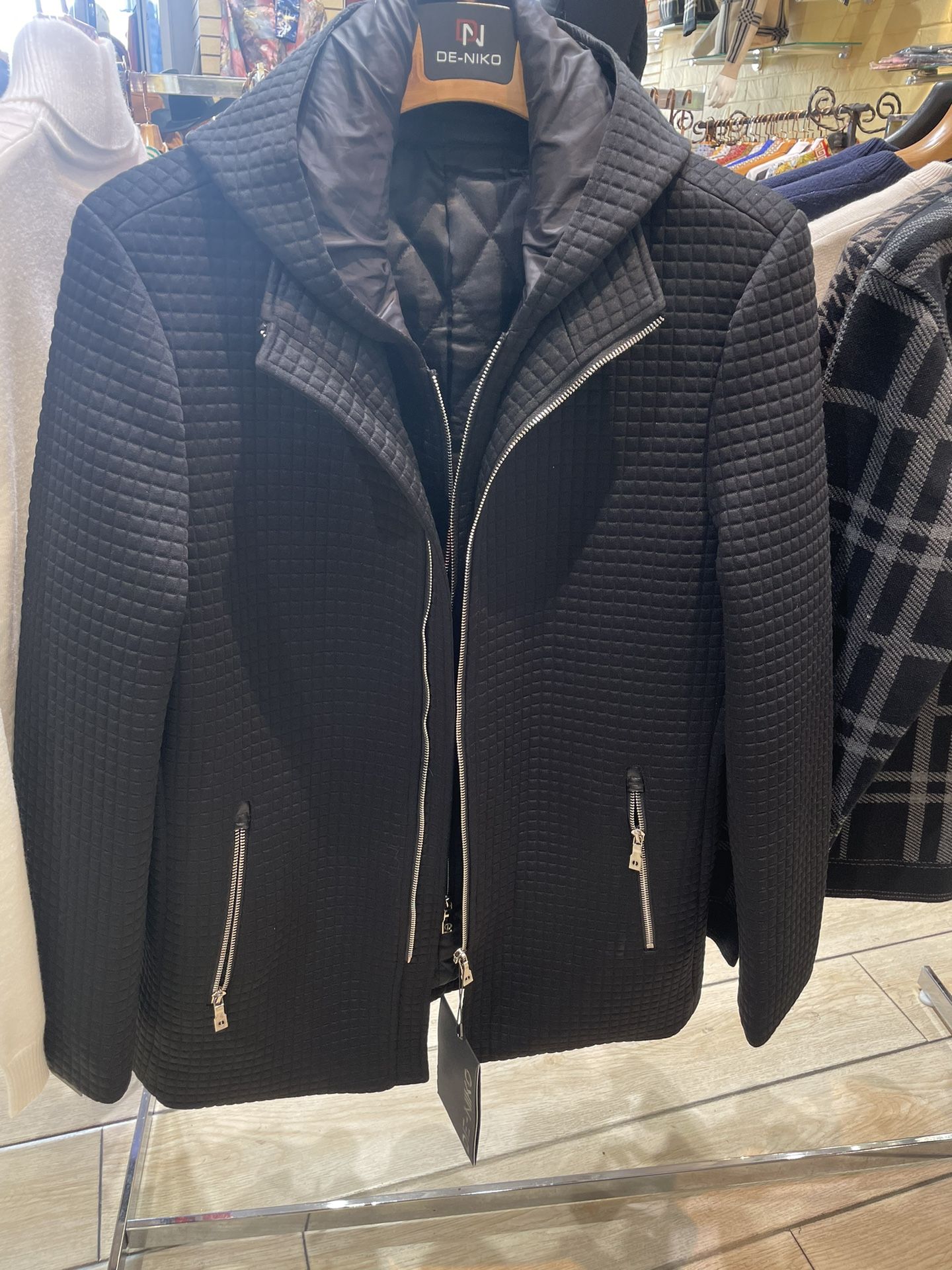 Men’s Black Hoodie Jacket Sizes Small To XXL STORE PICK UP