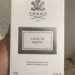 Creed Love In white