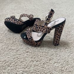 Cheetah Print Heels