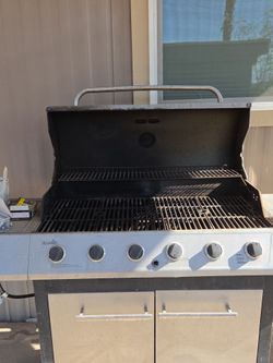 Char-Broil stainless steel propane gas grill