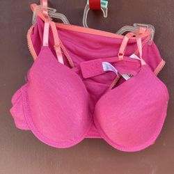 Pink Bra & Panty Set 38B.