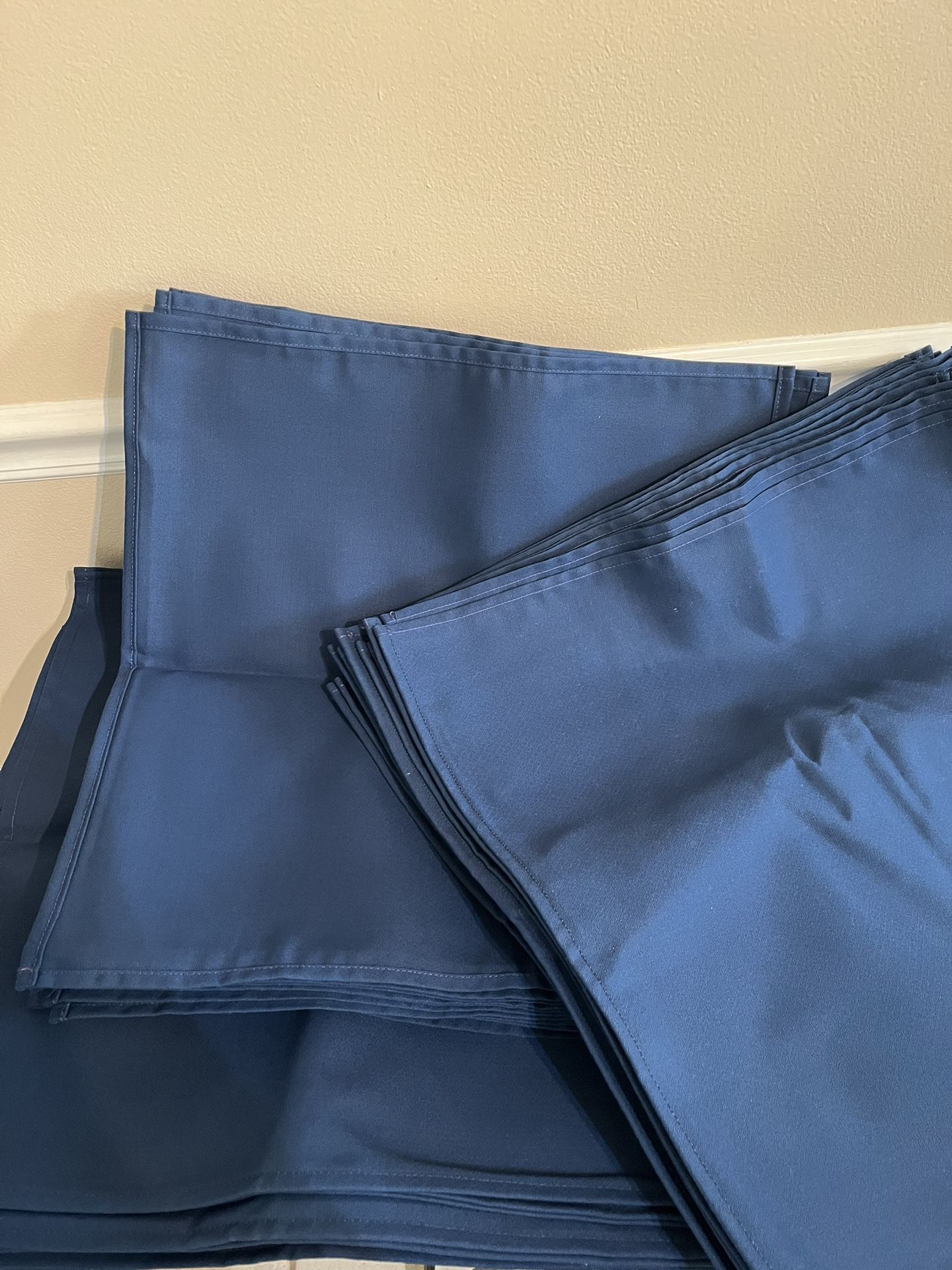 NEW! 20 X 20 NAVY BLUE COTTON NAPKINS