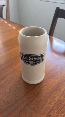 Karl Strauss beer stein