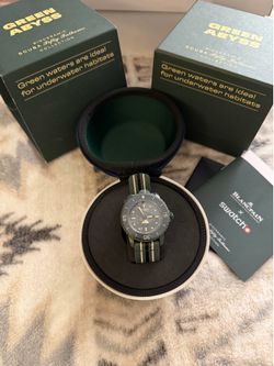 Swatch X Blancpain Fifty Fathoms Green Abyss