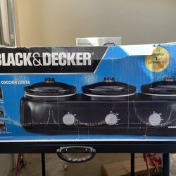 3 Pot Slow Cooker By Black And Decker