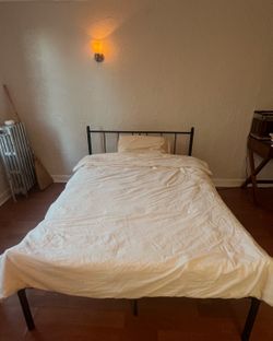 Full size bed and bed frame