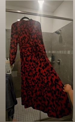 Red And Balck Dress