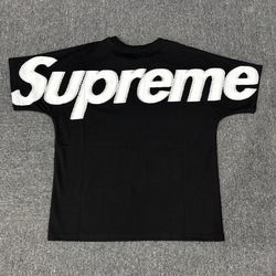 FW22 Supreme Intarsia S/S Top tee size LARGE Black T-Shirt