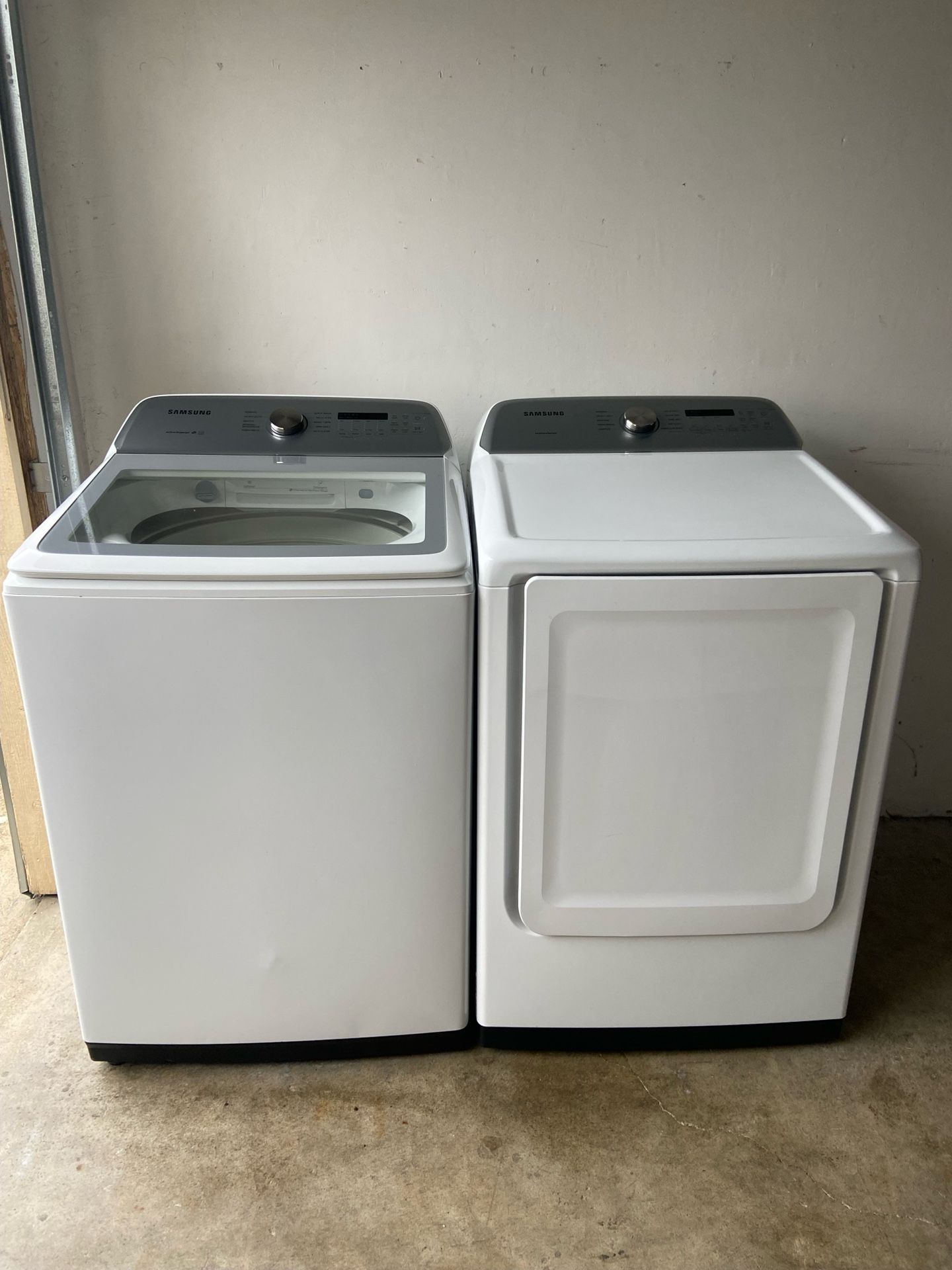 Samsung HE Heavy Duty Super Capacity Washer And Electric Dryer Set 