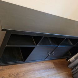 Hemnes Media Console Black