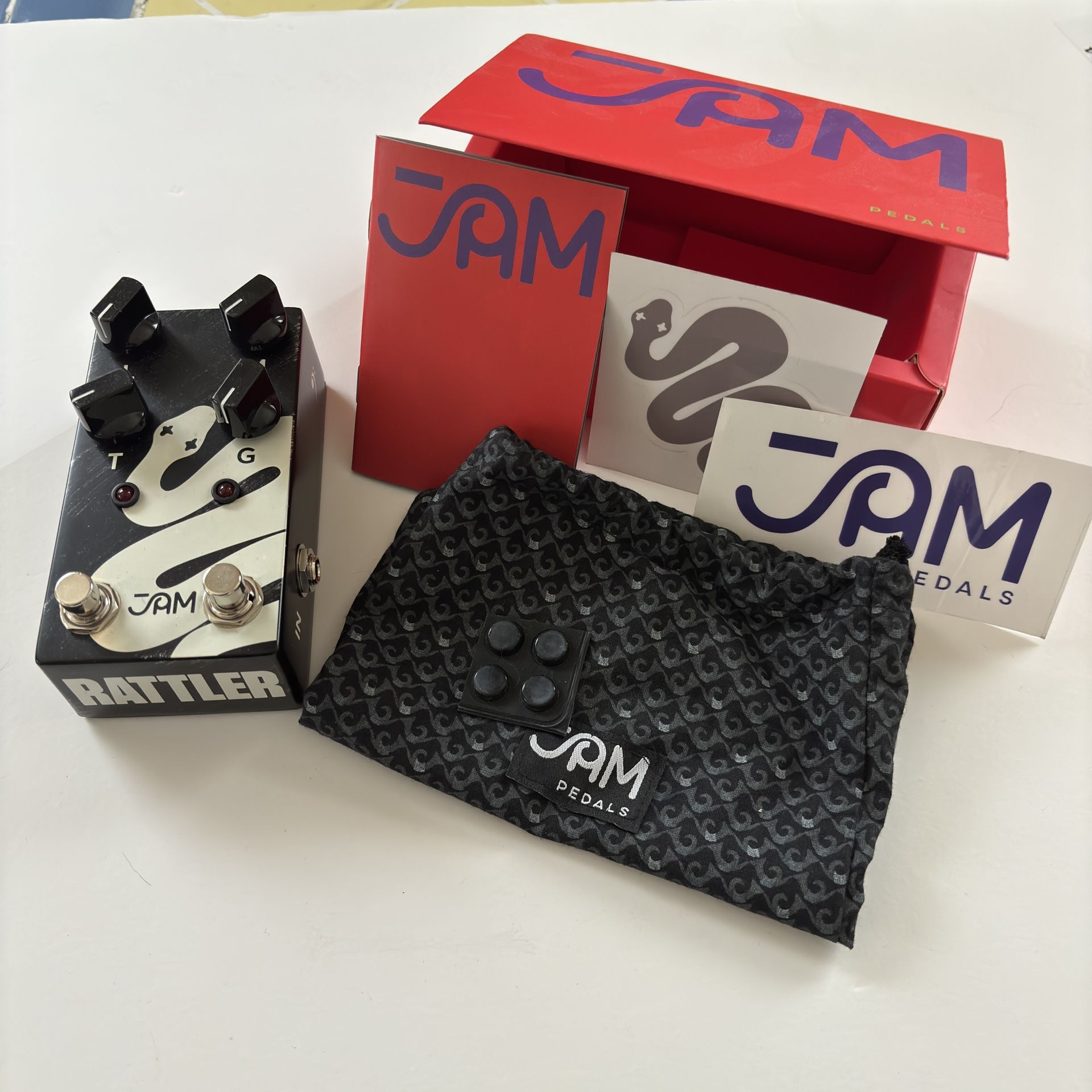 NEW JAM Pedals Rattler Bass Guitar V2 Distortion Effect Pedal
