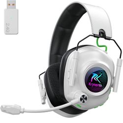 Wireless Gaming Headset with Noise Canceling Microphone for PC