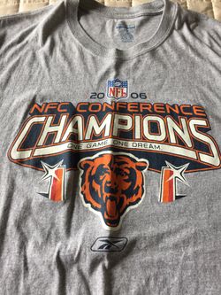 2006 Chicago Bears NFC conference champion shirt size extra large