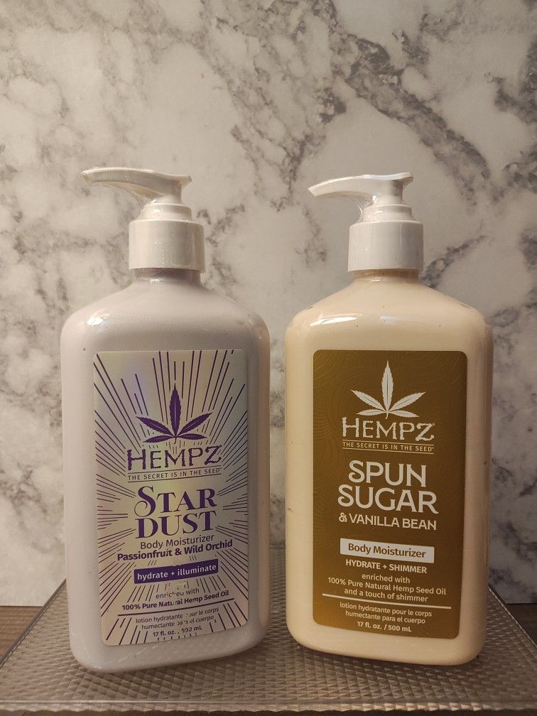 Brand NEW! π Hempz-Skin/Body Care Products - Star Dust/Spun Sugar & Van. Bean (((PENDING PICK UP)))