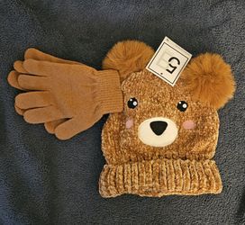 Beanie With Gloves Set For Kids