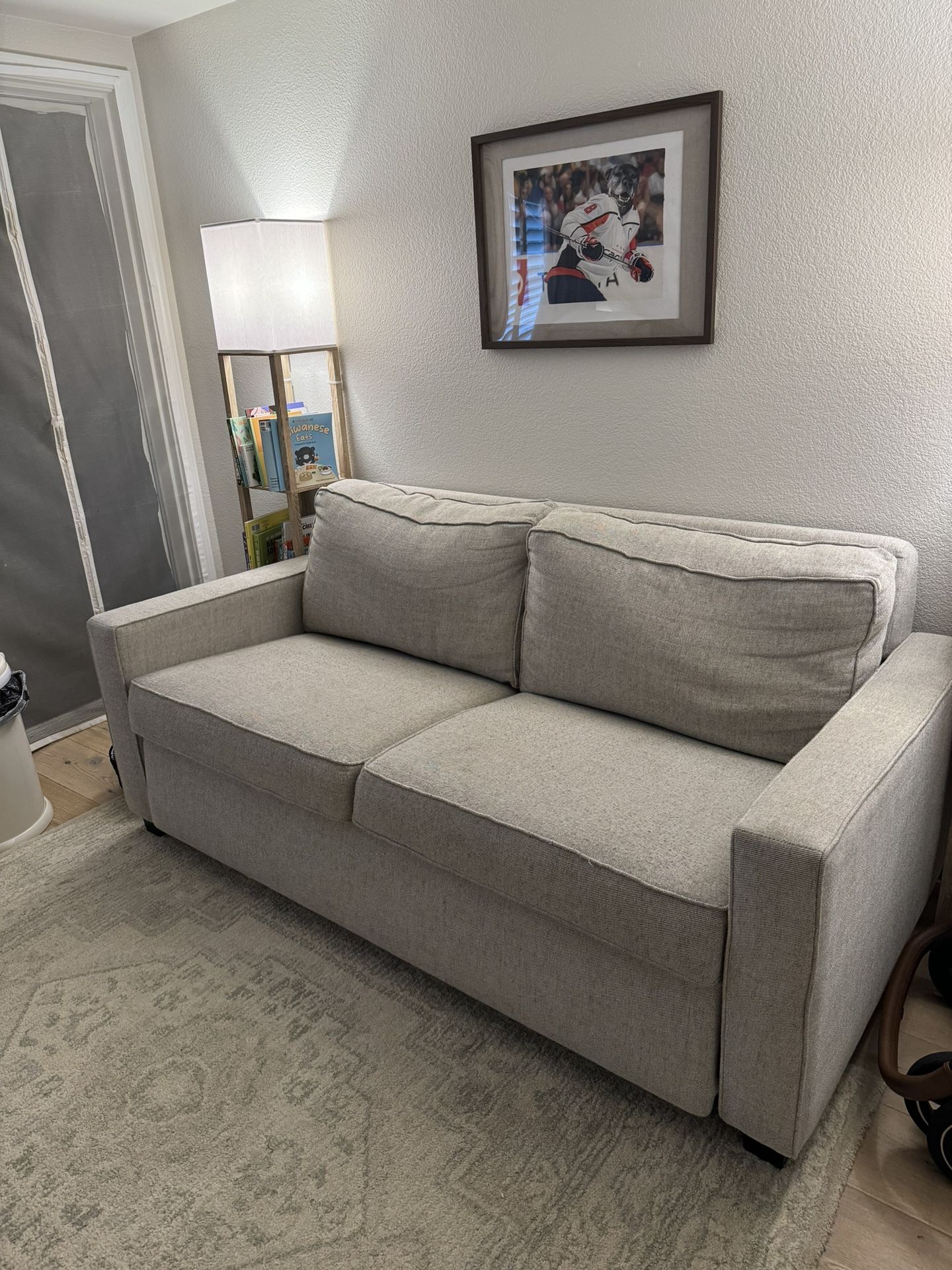 West Elm Henry Deluxe Twill Sleeper Sofa In Twill