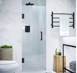 30" frameless shower door