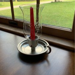 Pewter Candle Lamp
