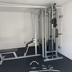 Gym Quality 4- Station Workout Multi-Machine (Heavy Duty)