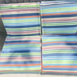 Pottery Barn 27” Indoor/Outdoor Seat Cushions