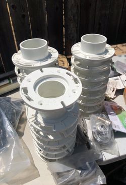 PVC toilet flange